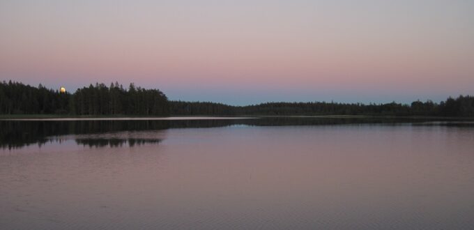 Abenddämmerung am Älmten